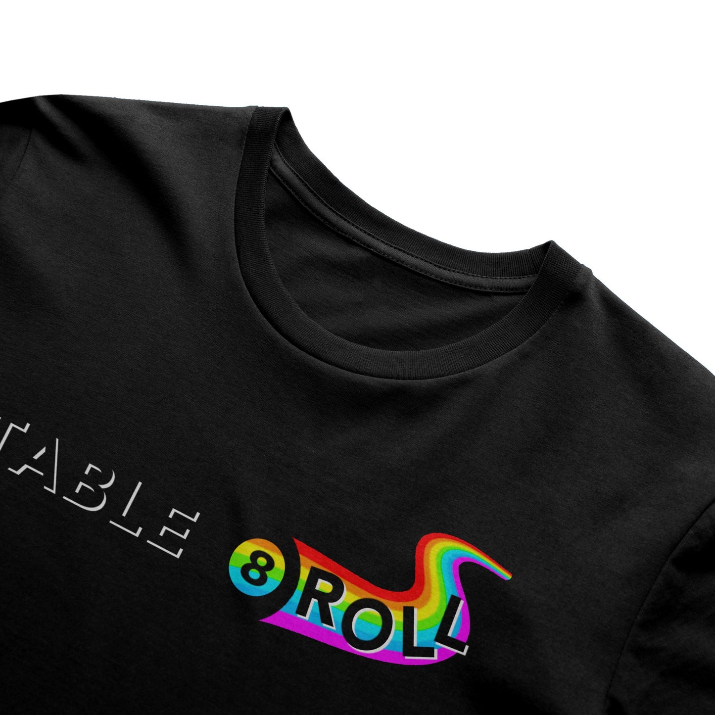 Black Table Roll Bella Canvas 3001 T-shirt